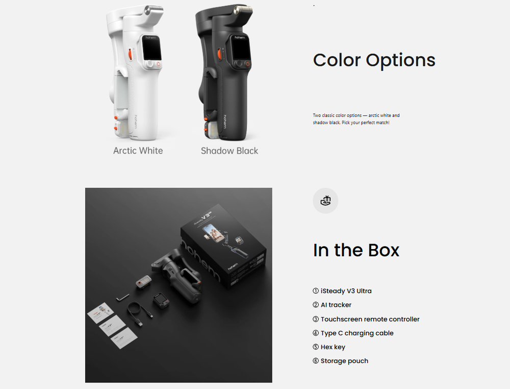 Hohem iSteady V3 Ultra